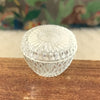 Sucrier vintage en verre moulé Duralex France modèle Diamant forme pomme par Hello Broc brocante en ligne