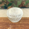 Sucrier vintage en verre moulé Duralex France modèle Diamant forme pomme par Hello Broc brocante en ligne