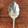 Ensemble pince à sucre et cuillère à saupoudrer en métal blanc par Hello Broc brocante en ligne