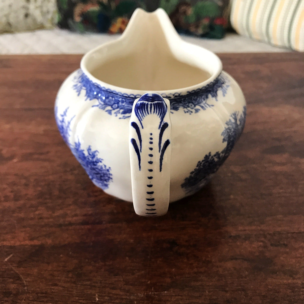 Pot à lait crémier Villeroy & Boch décor Burgenland bleu par Hello Broc brocante en ligne