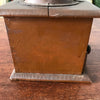 Moulin à café ancien de marque Dalto en bois repeint en marron par Hello Broc brocante en ligne