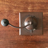 Moulin à café ancien de marque Dalto en bois repeint en marron par Hello Broc brocante en ligne