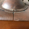 Moulin à café ancien de marque Dalto en bois repeint en marron par Hello Broc brocante en ligne