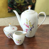 Ensemble en porcelaine allemande Rheinpflatz Hartporzellan : cafetière, sucrier et pot à lait par Hello Broc brocante en ligne