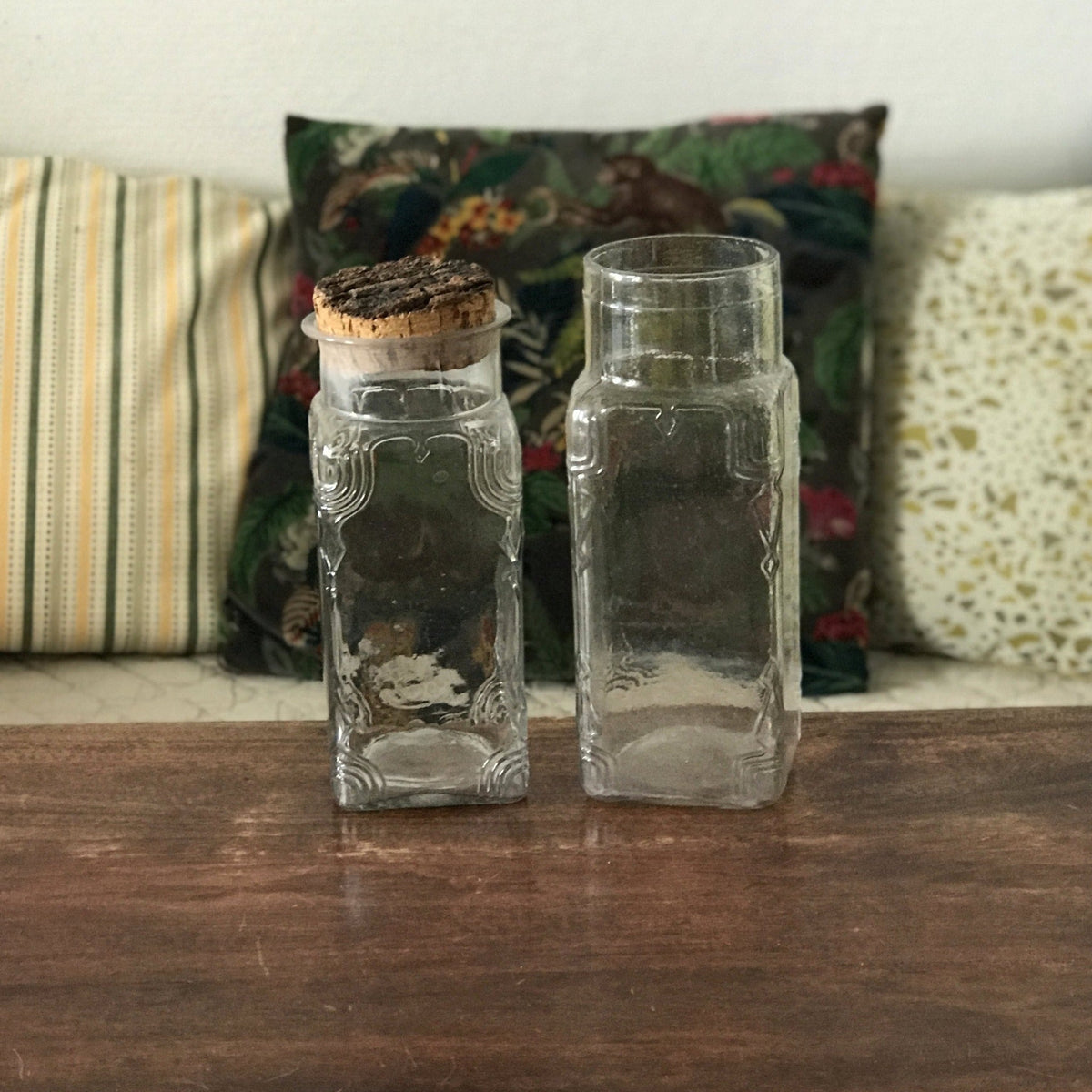 Pot Carré En Verre Avec Bouchon En Liège – La Boite à Dragées