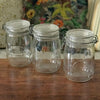 Ensemble de 3 bocaux ou pots de conservation anciens et vintage en verre moulé de marque Duralex contenance 1 litre par Hello Broc brocante en ligne