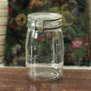 Bocal de conservation ancien Le Pratique en verre moulé - contenance 1 litre par Hello Broc en ligne