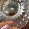 Lot de 4 coupelles vintage en verre moulé irisé orange Huilor par Hello Broc brocante en ligne