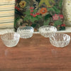 Ensemble de 4 coupelles dépareillées vintage mix & match en verre par Hello Broc brocante en ligne