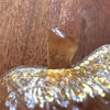 Paire de coupelles vintage en verre texturé ambré forme de pomme Italy par Hello Broc brocante en ligne