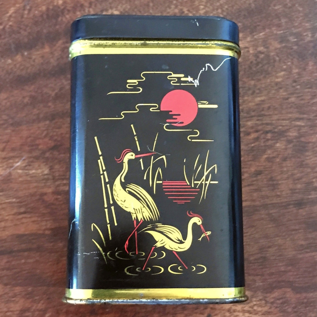 Petite boîte en métal Twinings thé de Ceylan années 80 par Hello Broc brocante en ligne