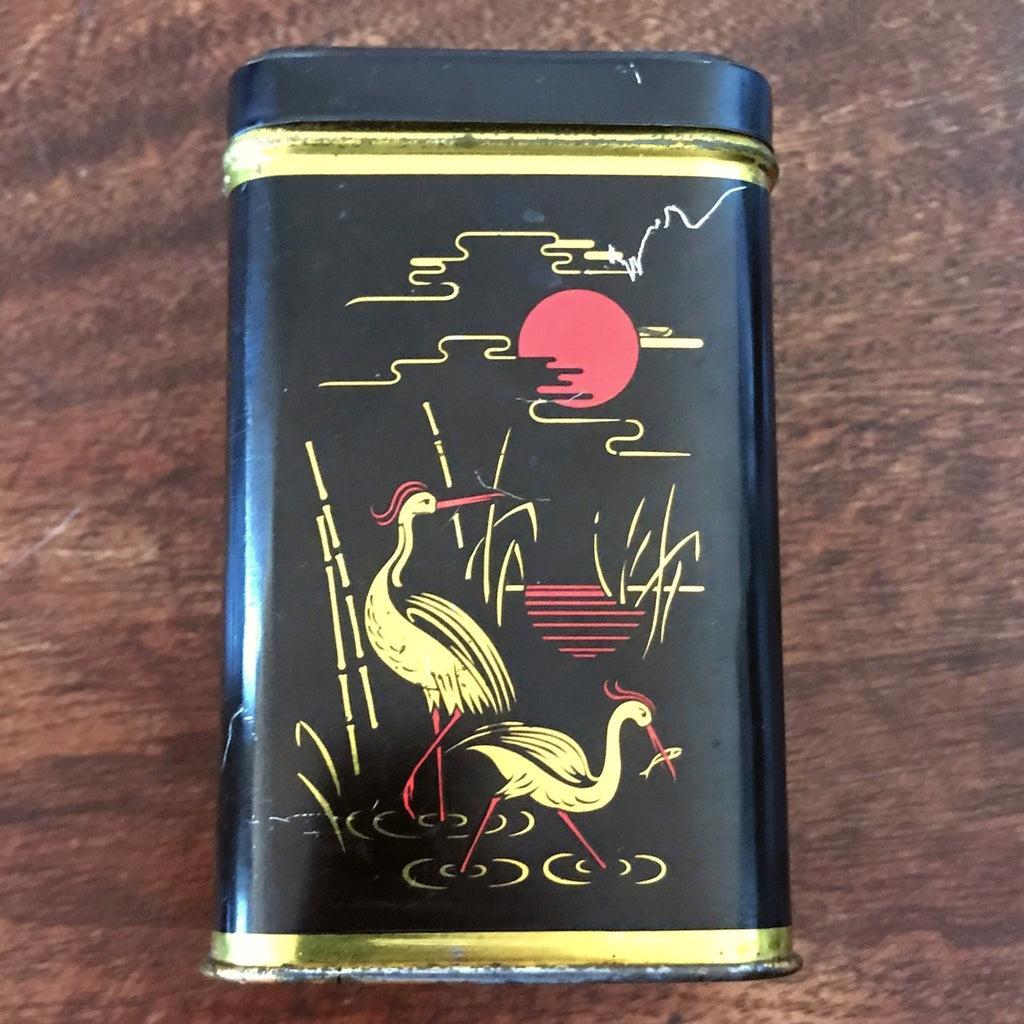 Petite boîte en métal Twinings thé de Ceylan années 80 par Hello Broc brocante en ligne