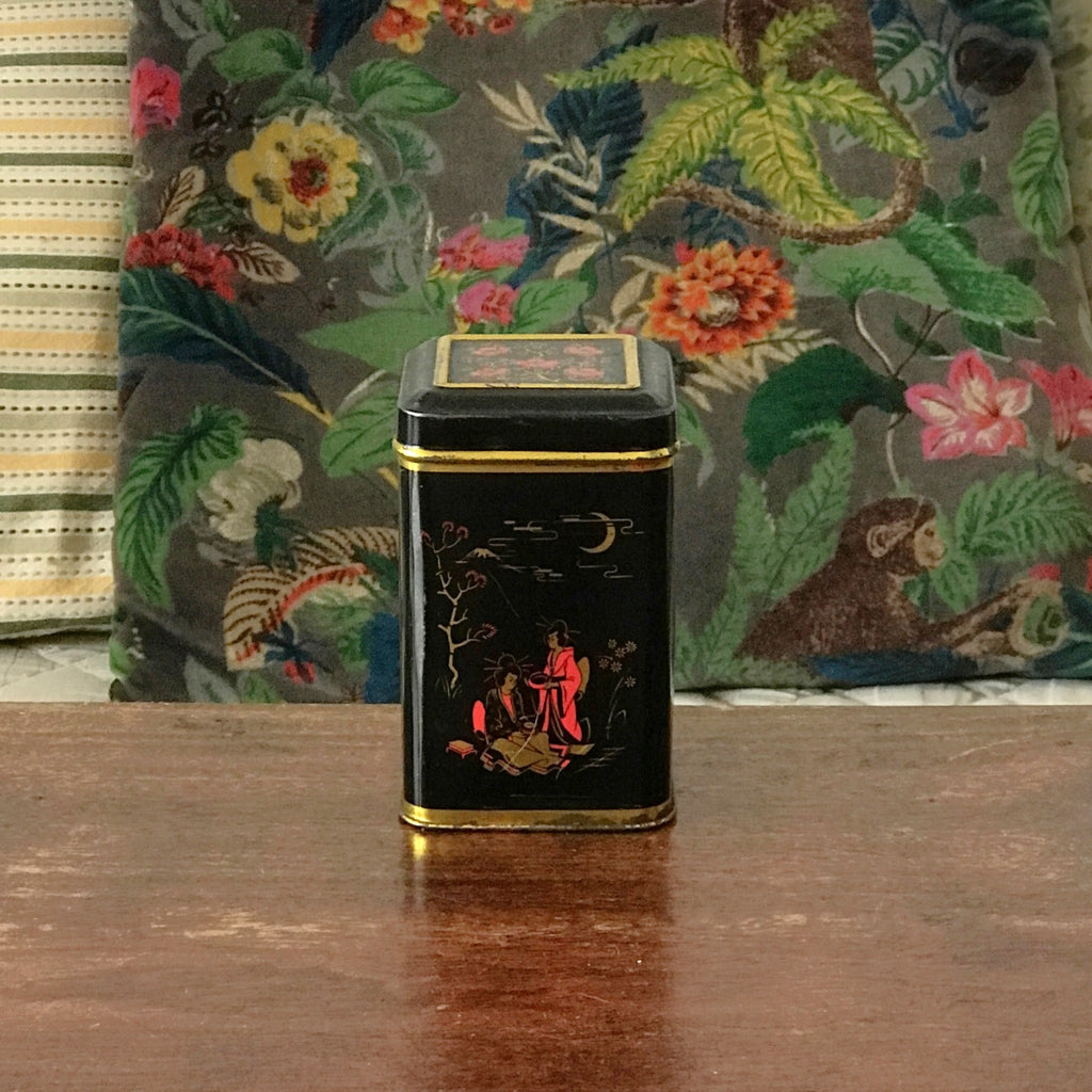 Petite boîte en métal Twinings thé de Ceylan années 80 par Hello Broc brocante en ligne