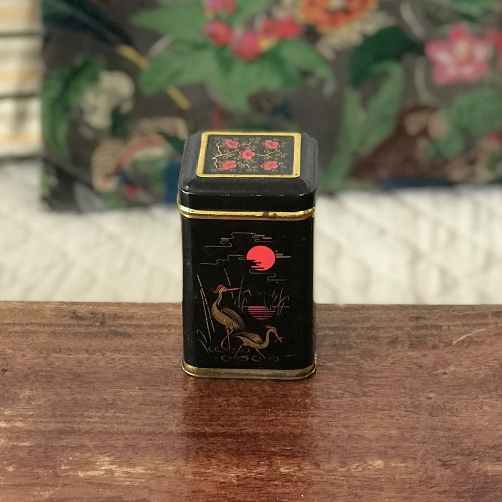 Petite boîte en métal Twinings thé de Ceylan années 80 par Hello Broc brocante en ligne