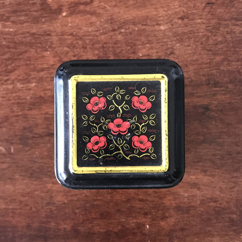 Petite boîte en métal Twinings thé de Ceylan années 80 par Hello Broc brocante en ligne