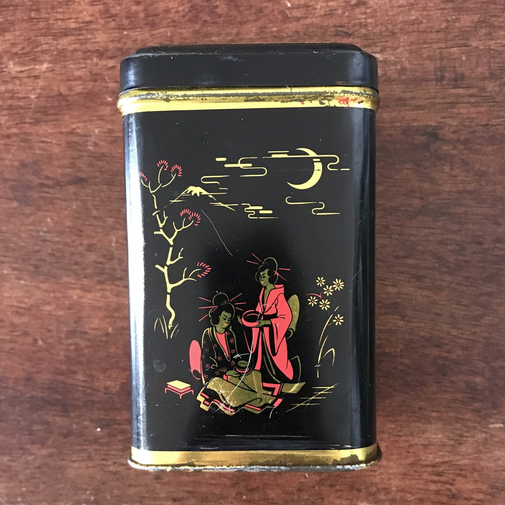 Petite boîte en métal Twinings thé de Ceylan années 80 par Hello Broc brocante en ligne