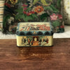 Boîte ancienne rectangulaire vintage en métal Biscuiterie Damoiseau par Hello Broc brocante en ligne