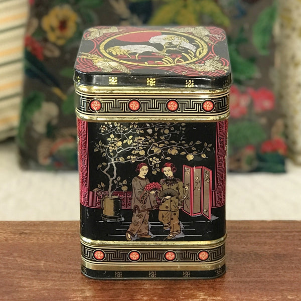 Très grande boîte en métal Twinings thé de Ceylan années 80 par Hello Broc brocante en ligne