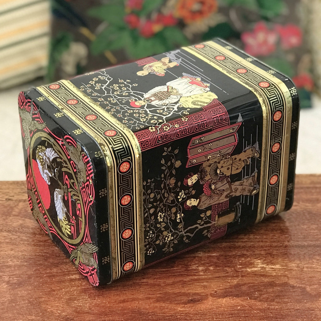 Très grande boîte en métal Twinings thé de Ceylan années 80 par Hello Broc brocante en ligne