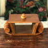 Boîte à biscuits / bonbonnière en bois et verre style Art Déco - Hello Broc