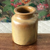 Pot à moutarde bocal vintage en grès vernissé par Hello Broc brocante en ligne