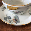 Saucière en porcelaine de Limoges France ULIM  décor pavots