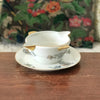 Saucière en porcelaine vintage de Limoges France ULIM  décor pavots par Hello Broc brocante en ligne