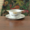 Saucière en porcelaine vintage de Limoges France ULIM  décor pavots par Hello Broc brocante en ligne