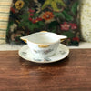 Saucière en porcelaine de Limoges France ULIM  décor pavots