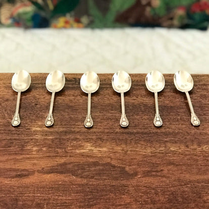 Lot De Cuillères à Moka – Métal Argenté (ou Doré) – Élégantes