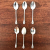 Ensemble de 6 cuillères à moka en métal argenté décor feuille de l'orfèvre Paul-François Guillaumot par Hello Broc brocante en ligne
