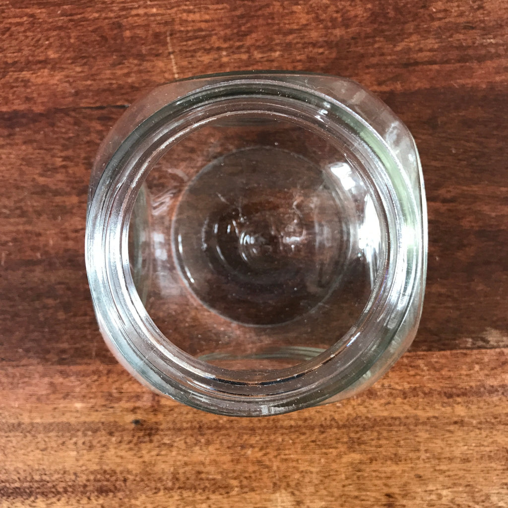 Bocal à bonbons en verre moulé Sisa des années 50 / 60 par Hello Broc brocante en ligne
