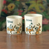 Ensemble de 2 pots à épices anciens sans couvercle Faïencerie Nouvelle Givors France Circa 1930 Art Deco par Hello Broc brocante en ligne