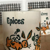 Ensemble de 2 pots à épices anciens sans couvercle Faïencerie Nouvelle Givors France Circa 1930 Art Deco par Hello Broc brocante en ligne