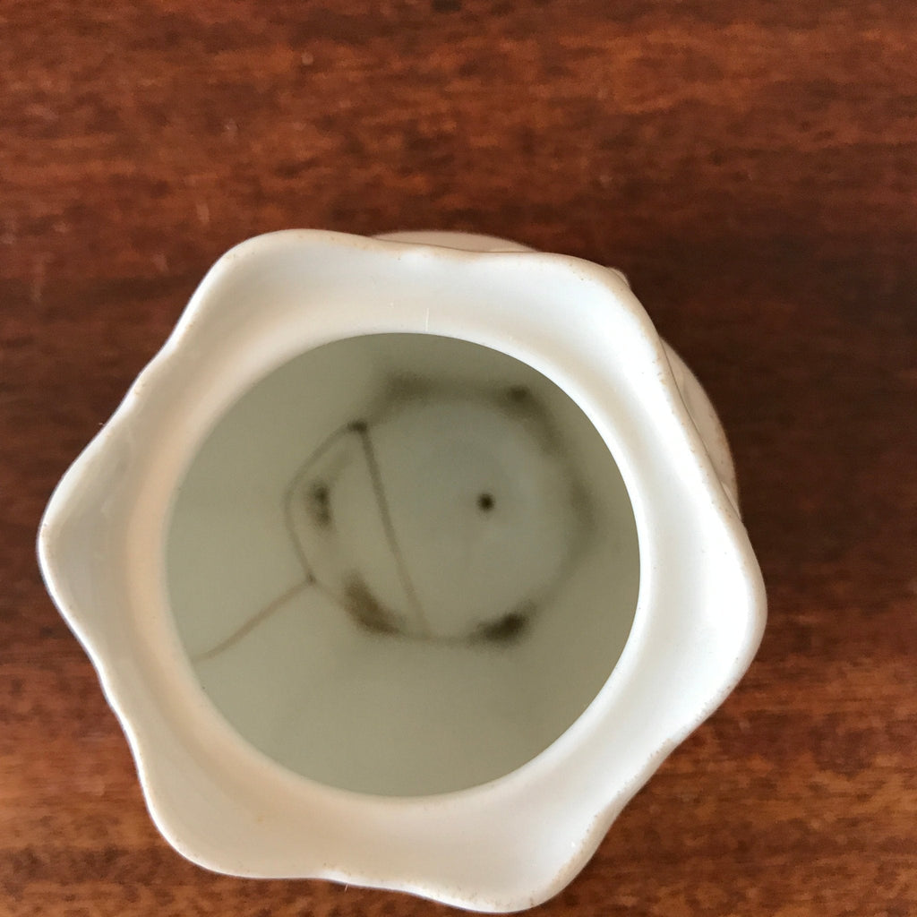 Ensemble de 4 pots à épice Art Nouveau 1900 décor orientaliste peint main par Hello Broc brocante en ligne