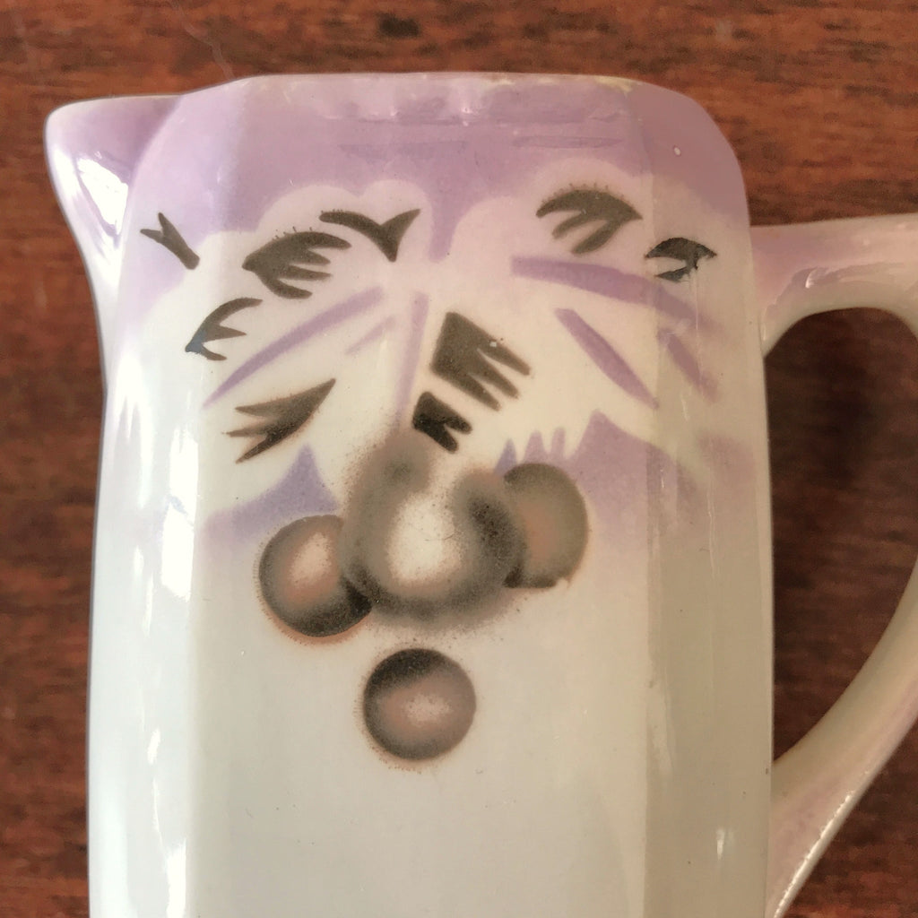 Série de pots à lait de tailles différentes Art Déco par Digoin et Sarreguemines par Hello Broc brocante en ligne