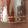 Pot à confit bas en grès marron vernissé de forme rouleau par Hello Broc brocante en ligne