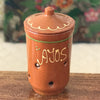 Pot à ail vintage Ayos en terre cuite vernissée par Hello Broc brocante en ligne