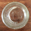 Grand bocal vintage 1 litre en verre moulé et son couvercle par Hello Broc brocante en ligne