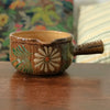 Caquelon cassolette vintage en grès vernissé d'Alsace Soufflenheim France par Hello Broc brocante en ligne