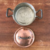 Petite marmite ou cocotte ancienne en cuivre étamé par Hello Broc brocante en ligne