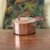 Petite marmite ou cocotte ancienne en cuivre étamé par Hello Broc brocante en ligne