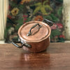 Petite marmite ou cocotte ancienne en cuivre étamé par Hello Broc brocante en ligne