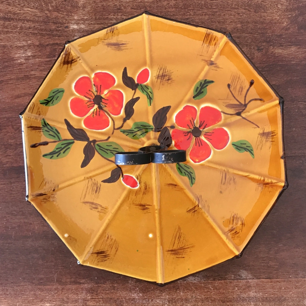 Plateau à fromage Poët Laval en céramique 1960 / 1970 par Hello Broc brocante en ligne