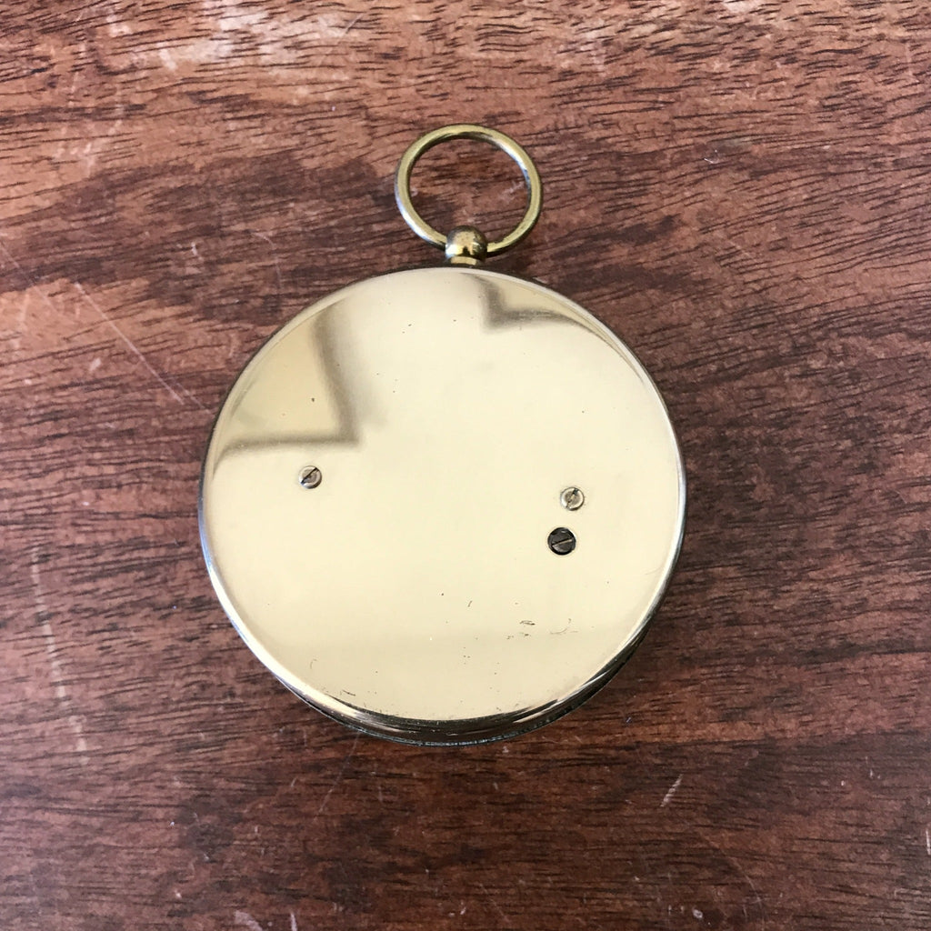 Petit baromètre vintage en laiton de marque Barigo années 80 par Hello Broc brocante en ligne