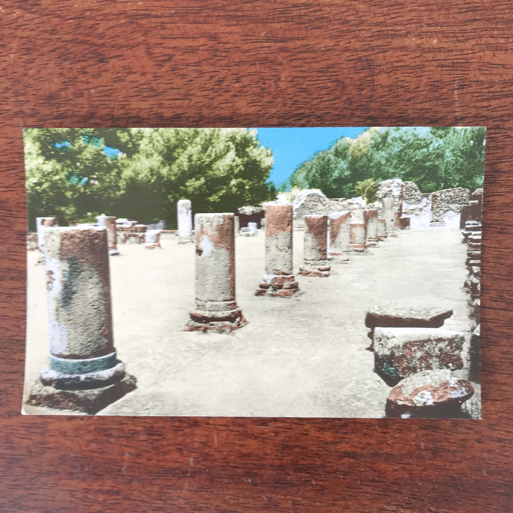 Lot de 4 cartes postales vintage et colorisées anciennes ou CPA de Tipasa ou Tipaza en Algérie par Hello Broc brocante en ligne