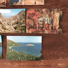 Lot de 7 cartes postales anciennes colorisées souvenir de Majorque (Mallorca Baleares) Espagne années 60 format 15 x 10,5 cm par Hello Broc brocante en ligne