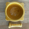 Petit mortier en céramique de Vallauris France avec son pilon signé Aegitna par Hello Broc brocante en ligne