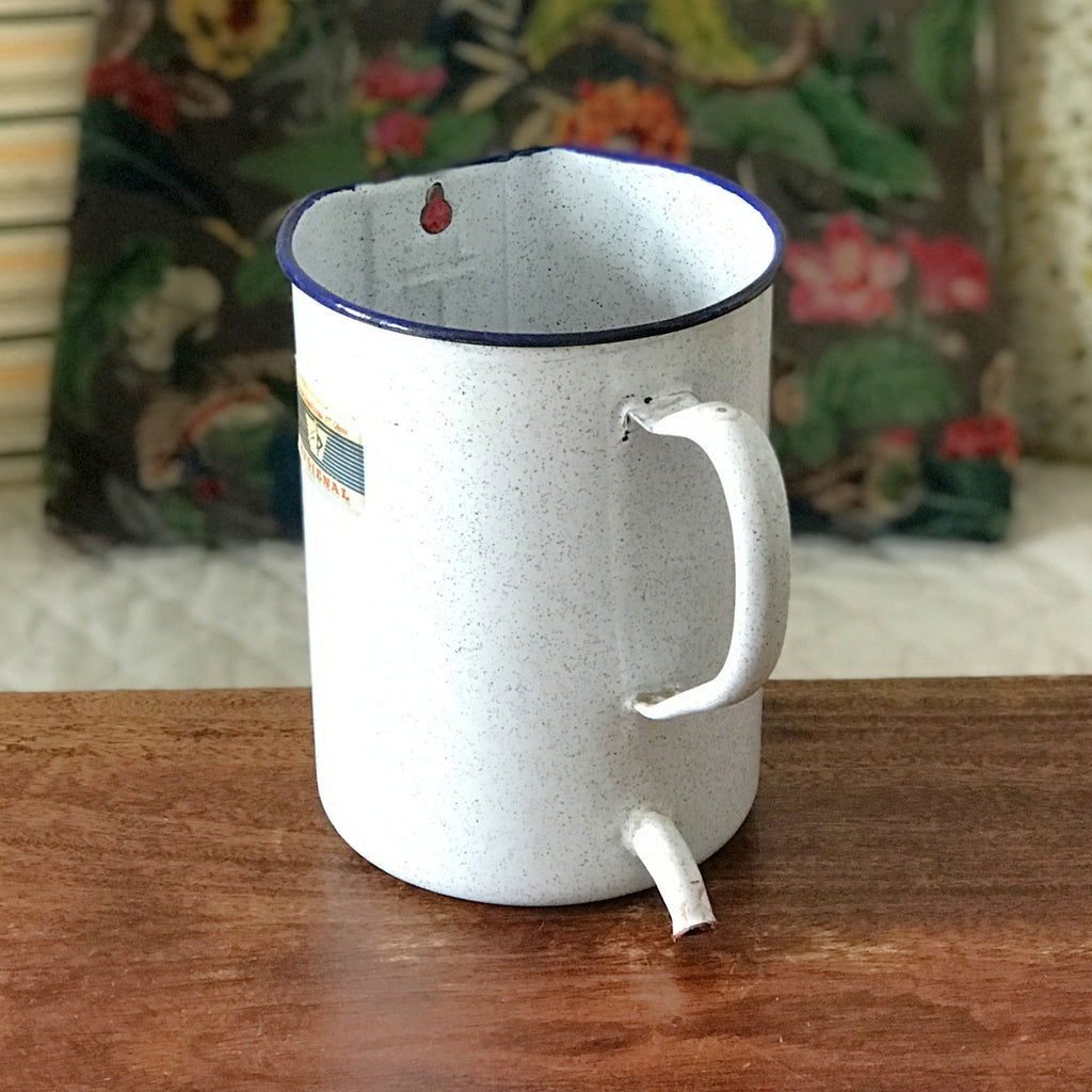 Pot à lavement ancien en tôle émaillée Hygienal par Hello Broc brocante en ligne