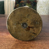 Paire douilles obus d'artillerie 1914 - 1918 gravé Roses - Art Nouveau par Hello Broc brocante en ligne